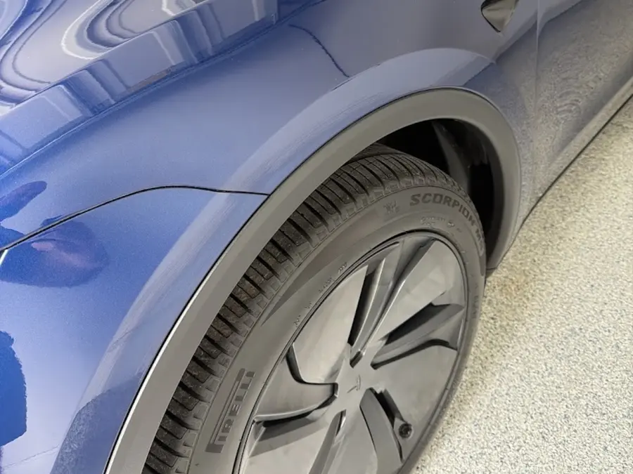 Real customer vehicle with a freshly hand-washed, glossy exterior
